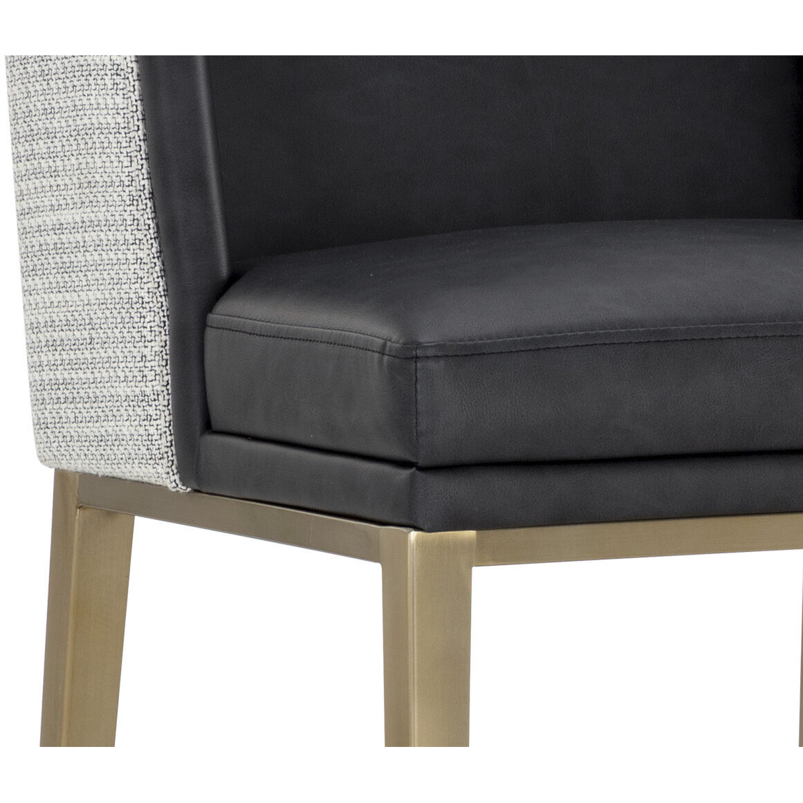 Joplin 41.5 inch Cantina Black / Vera White Pepper Barstool